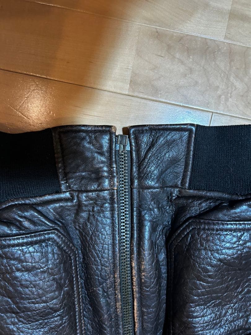 希少 AVIREX G-1 フライトジャケット 本革 地図柄 ボア付 人気 定番