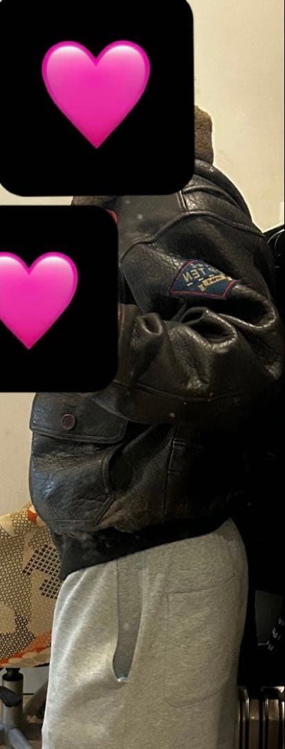 希少 AVIREX G-1 フライトジャケット 本革 地図柄 ボア付 人気 定番