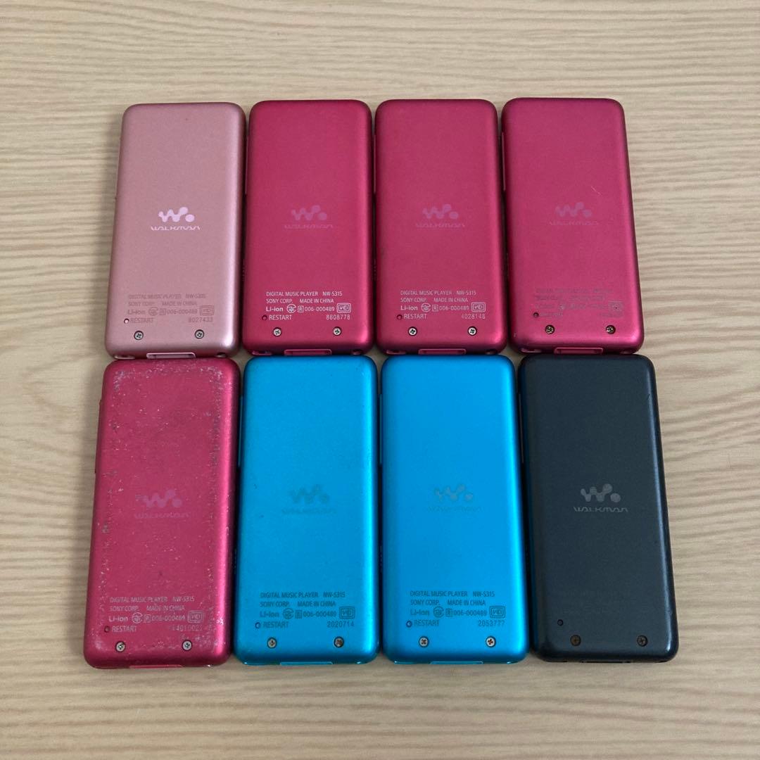 SONY ウォークマン nw-s 315 8台セット