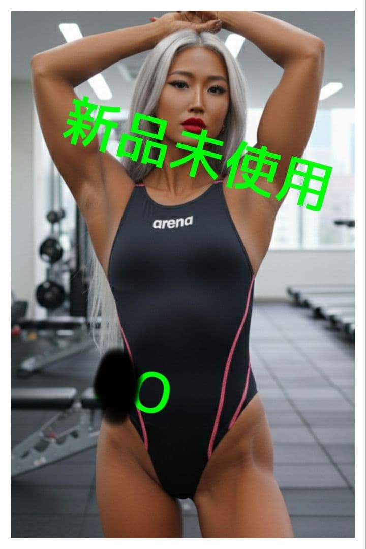 し*タ様 FINA承認aren 競泳水着 レディースARN-1021Wピンク　O