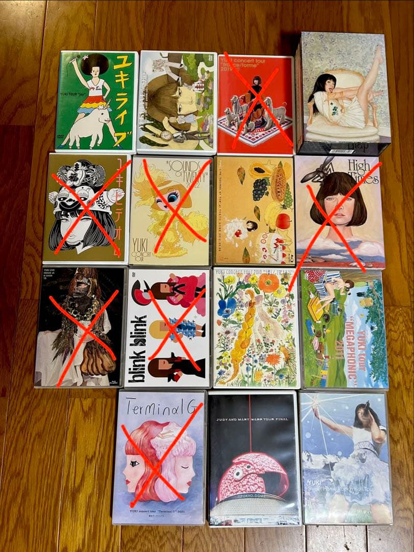 YUKI ライブDVD 別売り可
