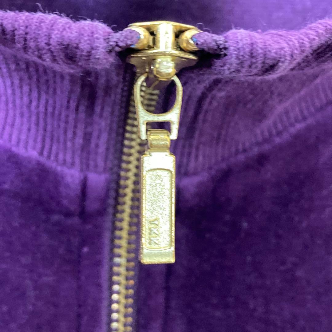 030 ベロア adidas アディダス トラックジャケット トラックトップ 紫