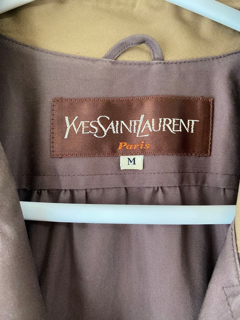 【イヴ・サンローラン】トレンチコート ベルト付き