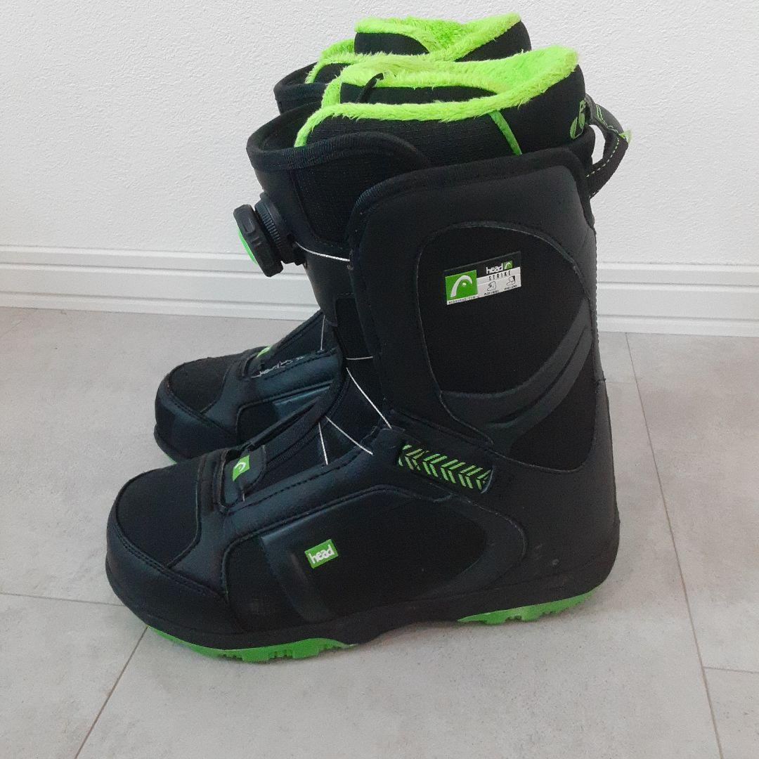 HEAD ヘッド STRIKE BOA スノーボード ブーツ 26cm ボア 黒