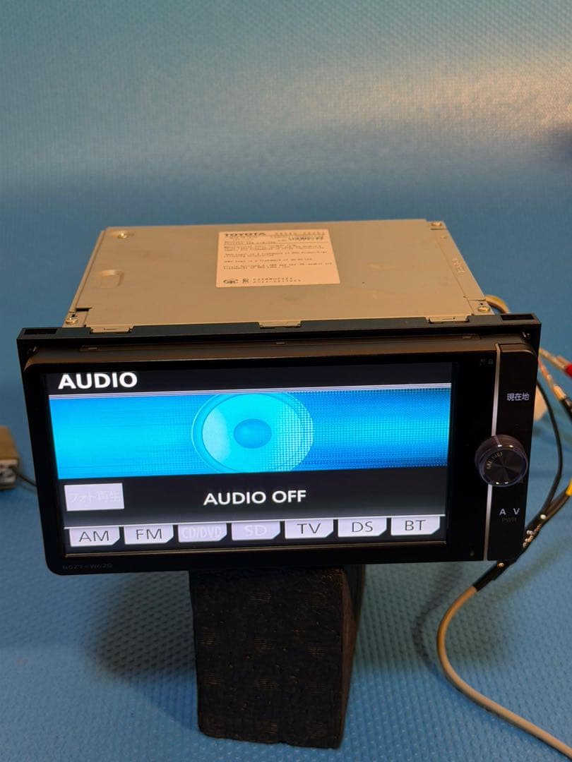 トヨタ純正 7インチワイド SDナビ NSZT-W62G BT/DVD/CD