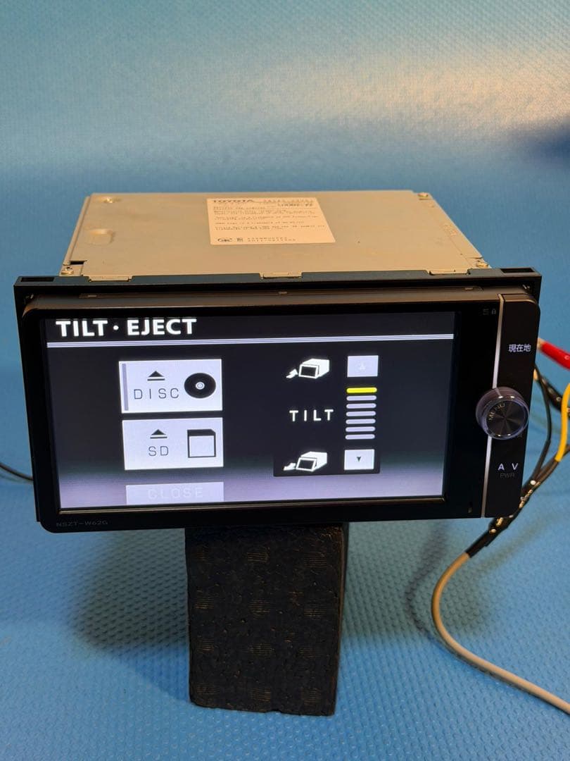 トヨタ純正 7インチワイド SDナビ NSZT-W62G BT/DVD/CD
