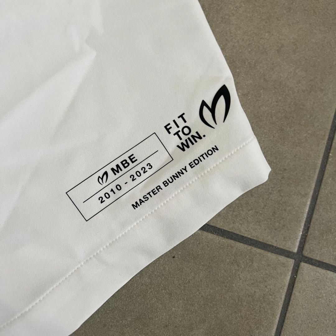 マスターバニー　パーリーゲイツ　ハーフパンツ　ロゴ　白　メンズ　L 5 ズボン