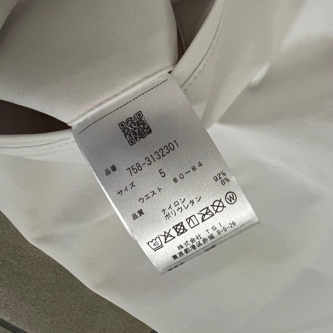 マスターバニー　パーリーゲイツ　ハーフパンツ　ロゴ　白　メンズ　L 5 ズボン