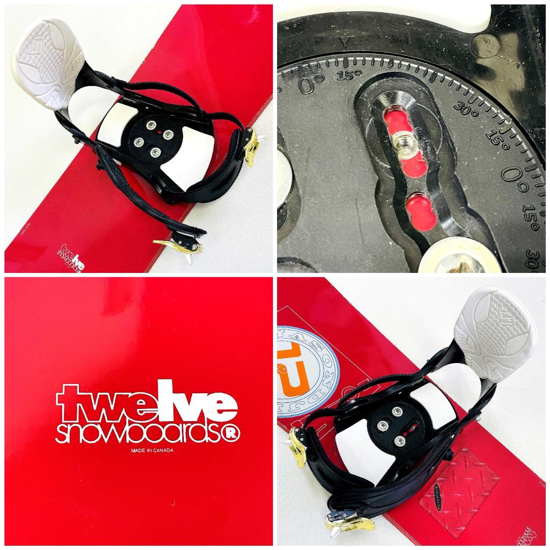 twelve BOARDS 157cm スノーボード ビンディング付き
