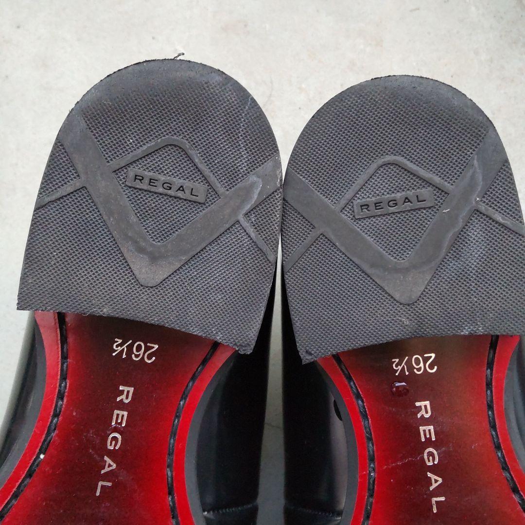 REGAL ビジネスシューズ　スクエアトゥ　21FR 黒　26 1/2　[美品]