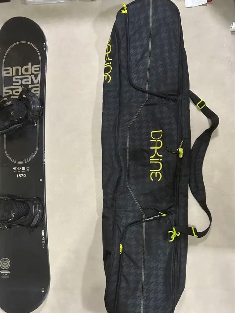 スノーボードセット　SAVANDER 157 × FLUXビンディング