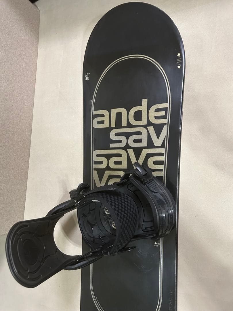 スノーボードセット　SAVANDER 157 × FLUXビンディング