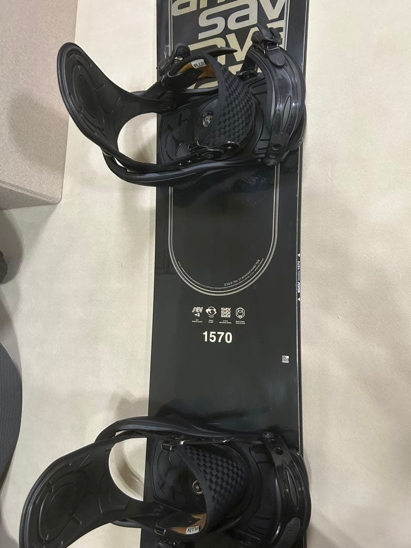 スノーボードセット　SAVANDER 157 × FLUXビンディング