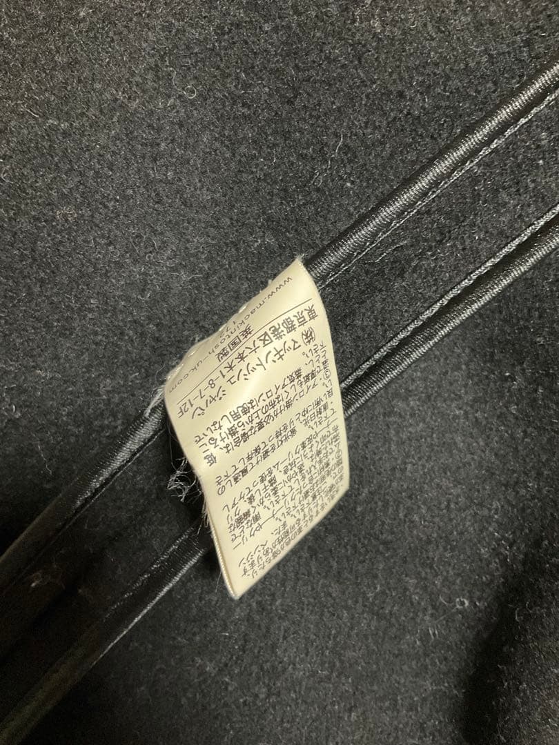 マッキントッシュ　ダッフルコート　ブラック