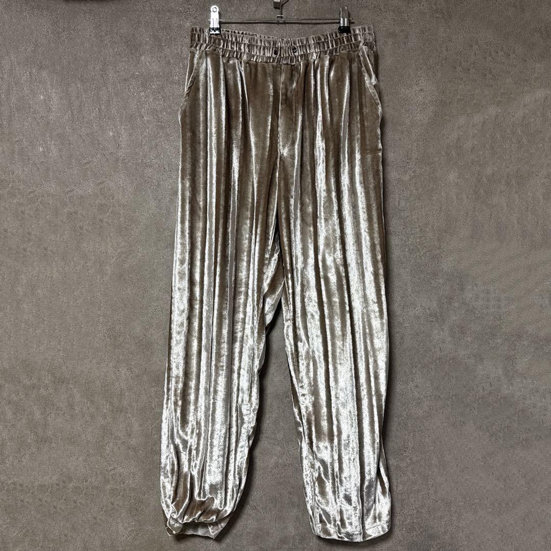 GALFY ガルフィ ベロア セットアップ 上下セット 光沢 ゴールド系