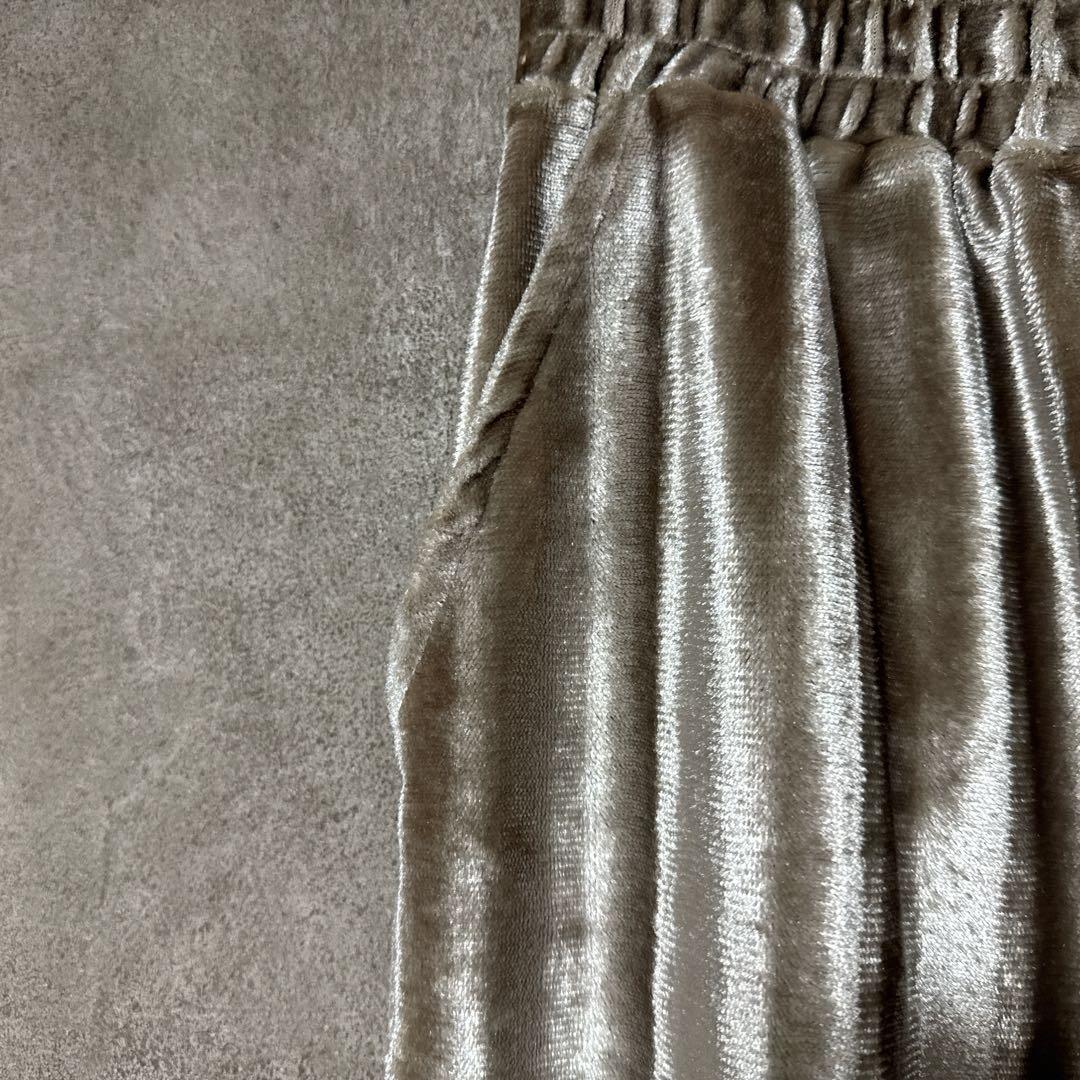 GALFY ガルフィ ベロア セットアップ 上下セット 光沢 ゴールド系