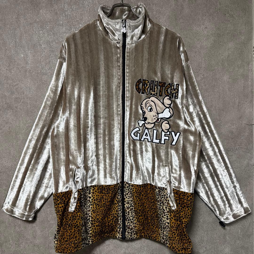 GALFY ガルフィ ベロア セットアップ 上下セット 光沢 ゴールド系