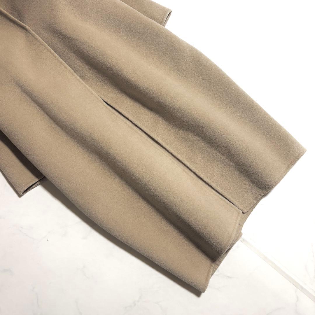 美品✨ミューズドゥーズィエムクラス　ウールアンゴラリバーコート　ベージュ