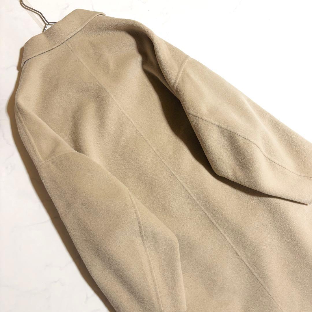 美品✨ミューズドゥーズィエムクラス　ウールアンゴラリバーコート　ベージュ