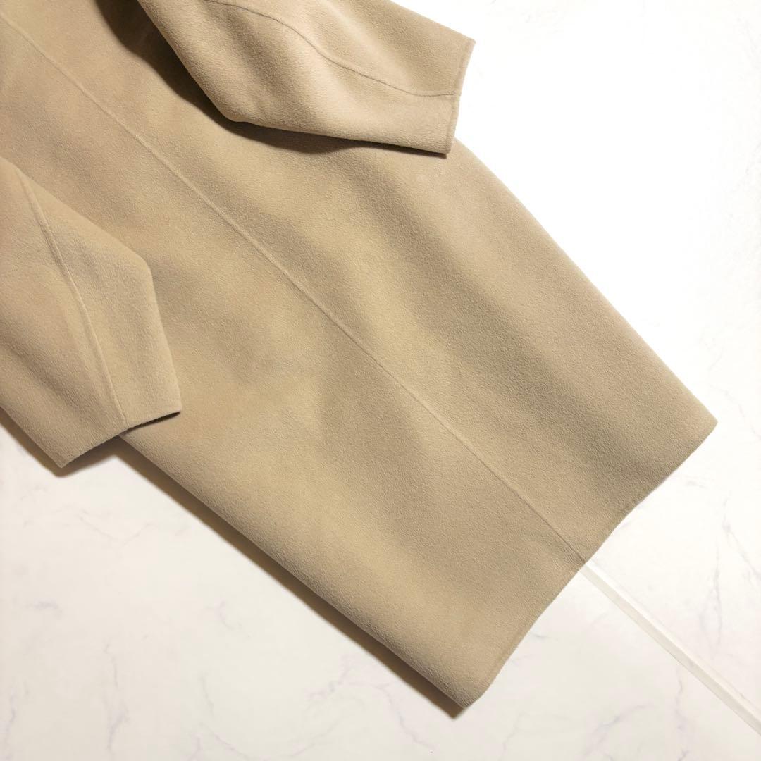 美品✨ミューズドゥーズィエムクラス　ウールアンゴラリバーコート　ベージュ