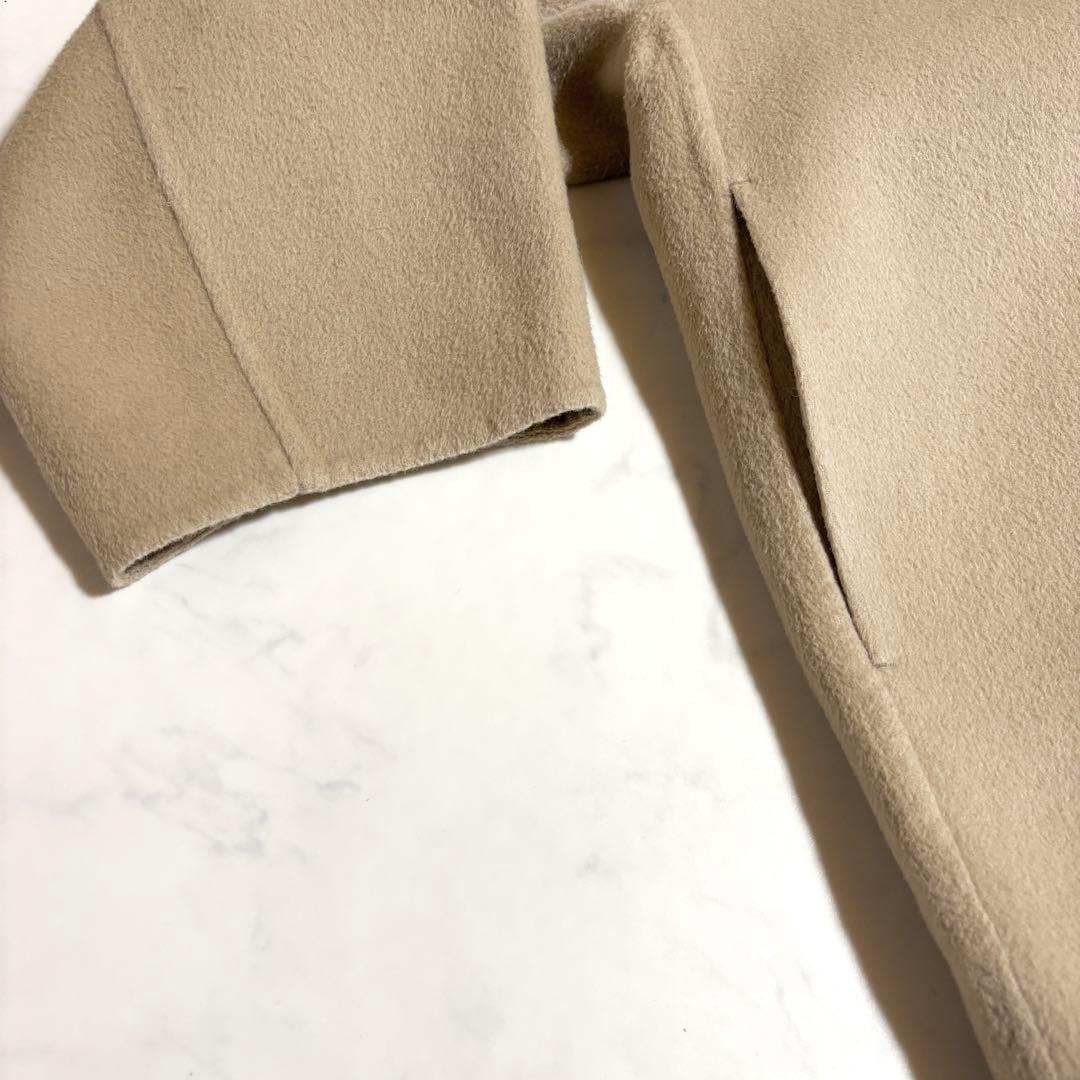 美品✨ミューズドゥーズィエムクラス　ウールアンゴラリバーコート　ベージュ