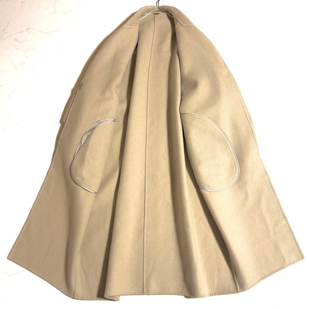 美品✨ミューズドゥーズィエムクラス　ウールアンゴラリバーコート　ベージュ