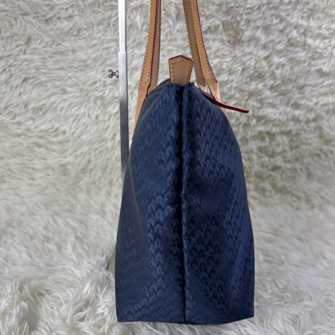 ま*う様 美品✨ロベルタピエリ トートバッグ タタミ ヌメ革 ネイビー ビジネス