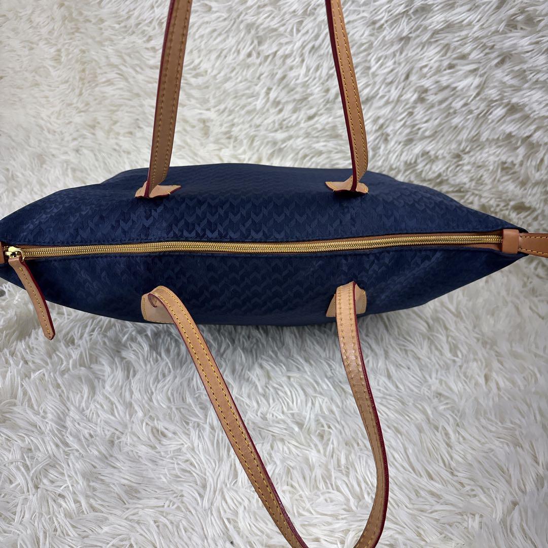 ま*う様 美品✨ロベルタピエリ トートバッグ タタミ ヌメ革 ネイビー ビジネス