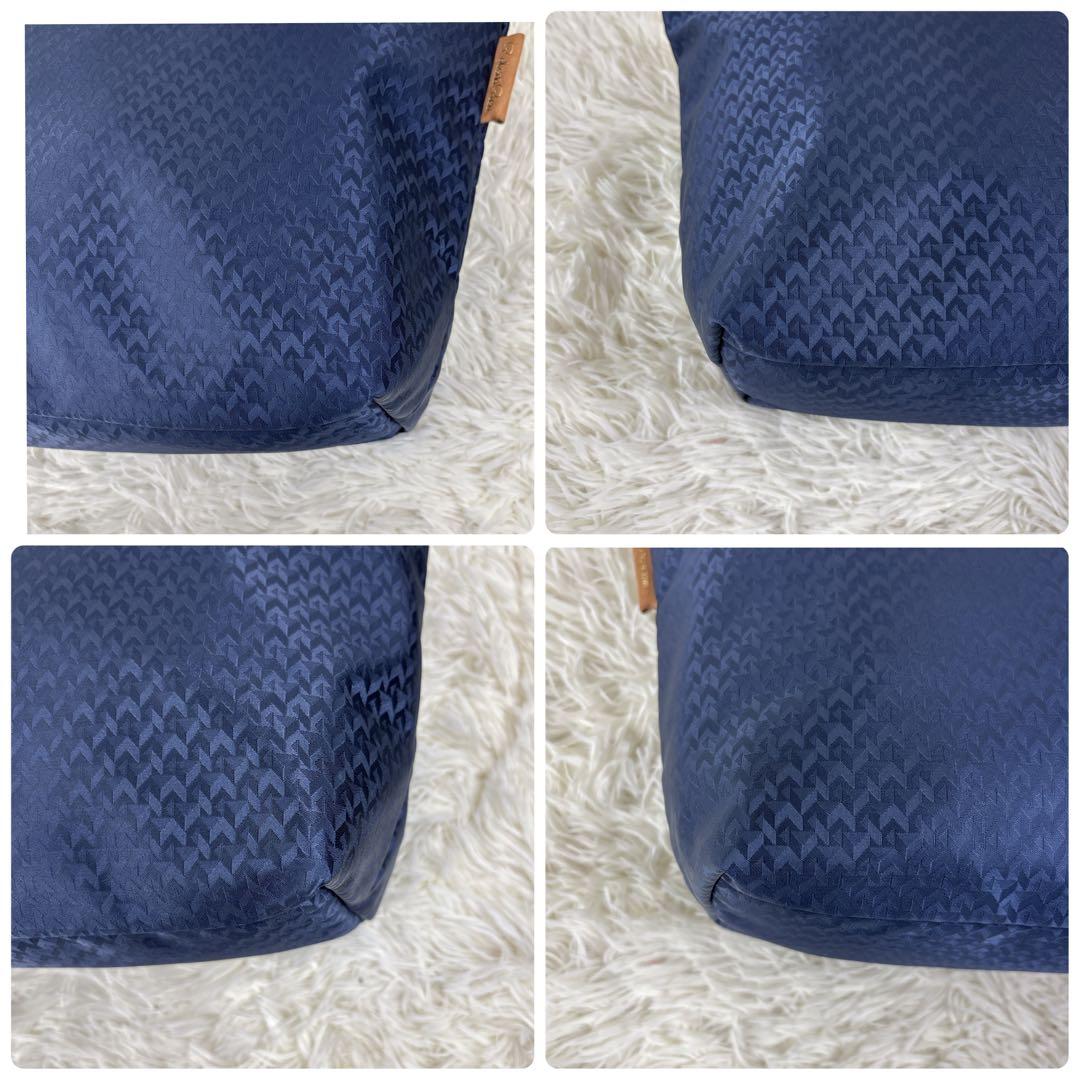 ま*う様 美品✨ロベルタピエリ トートバッグ タタミ ヌメ革 ネイビー ビジネス