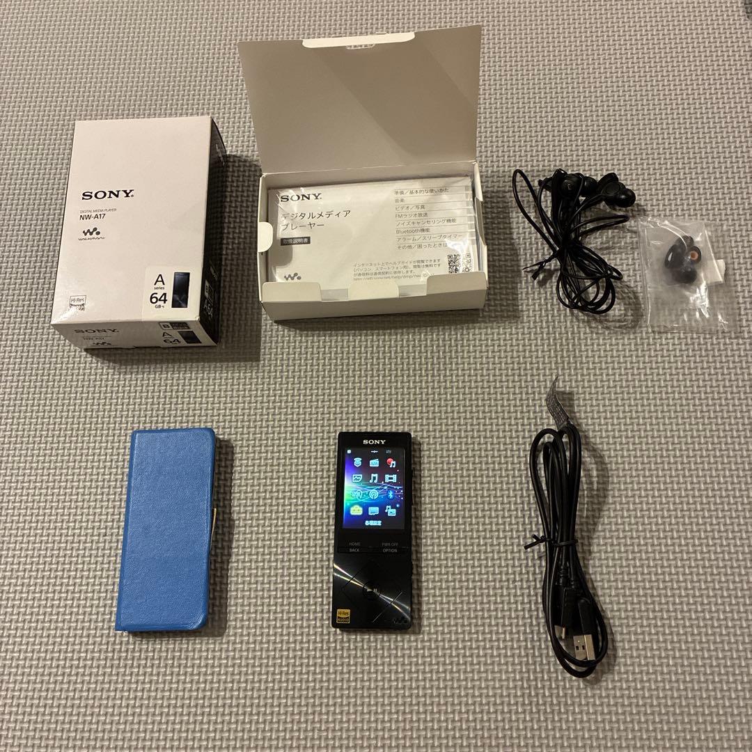 ポータブルプレーヤー WALKMAN NW-A17 BLACK 64G
