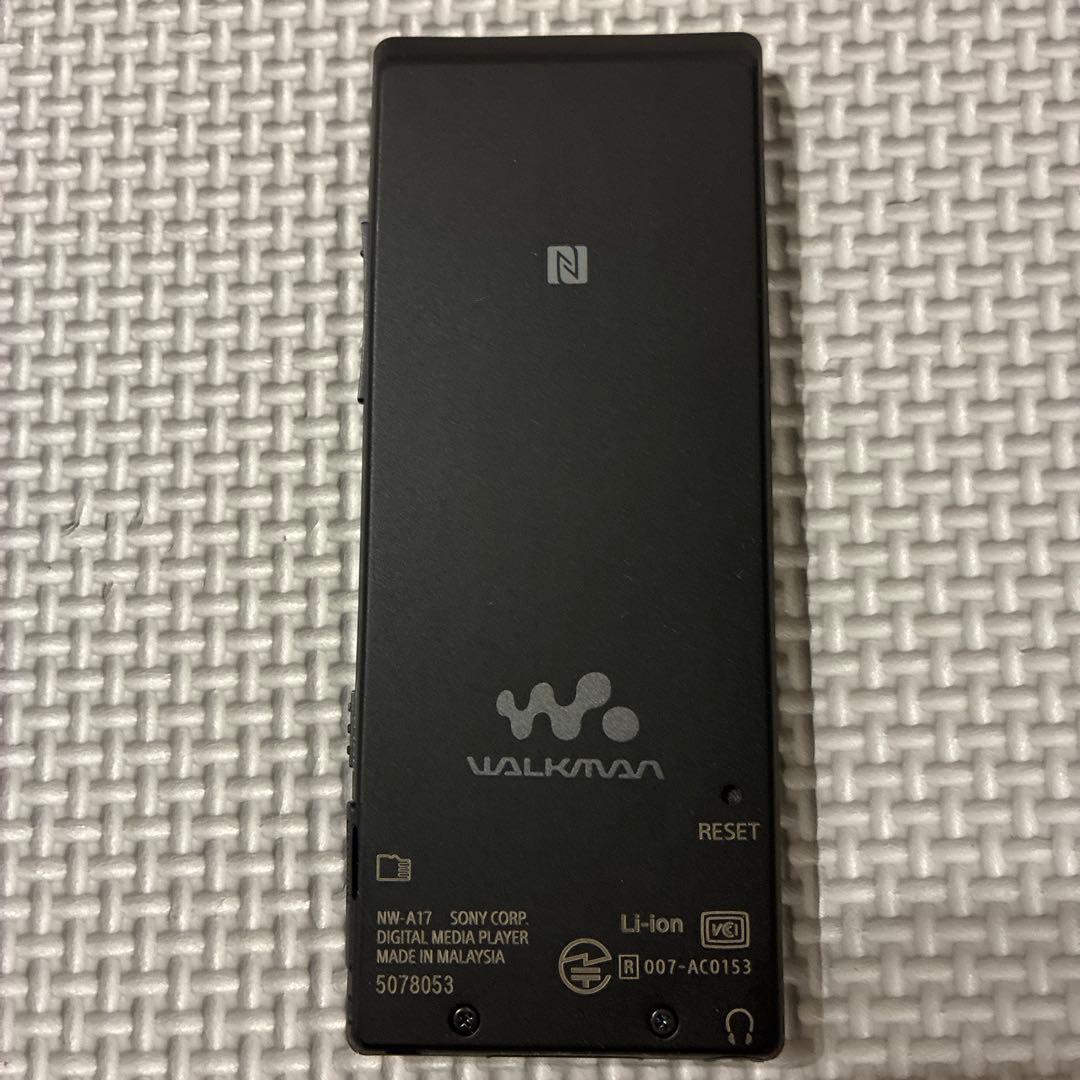 ポータブルプレーヤー WALKMAN NW-A17 BLACK 64G