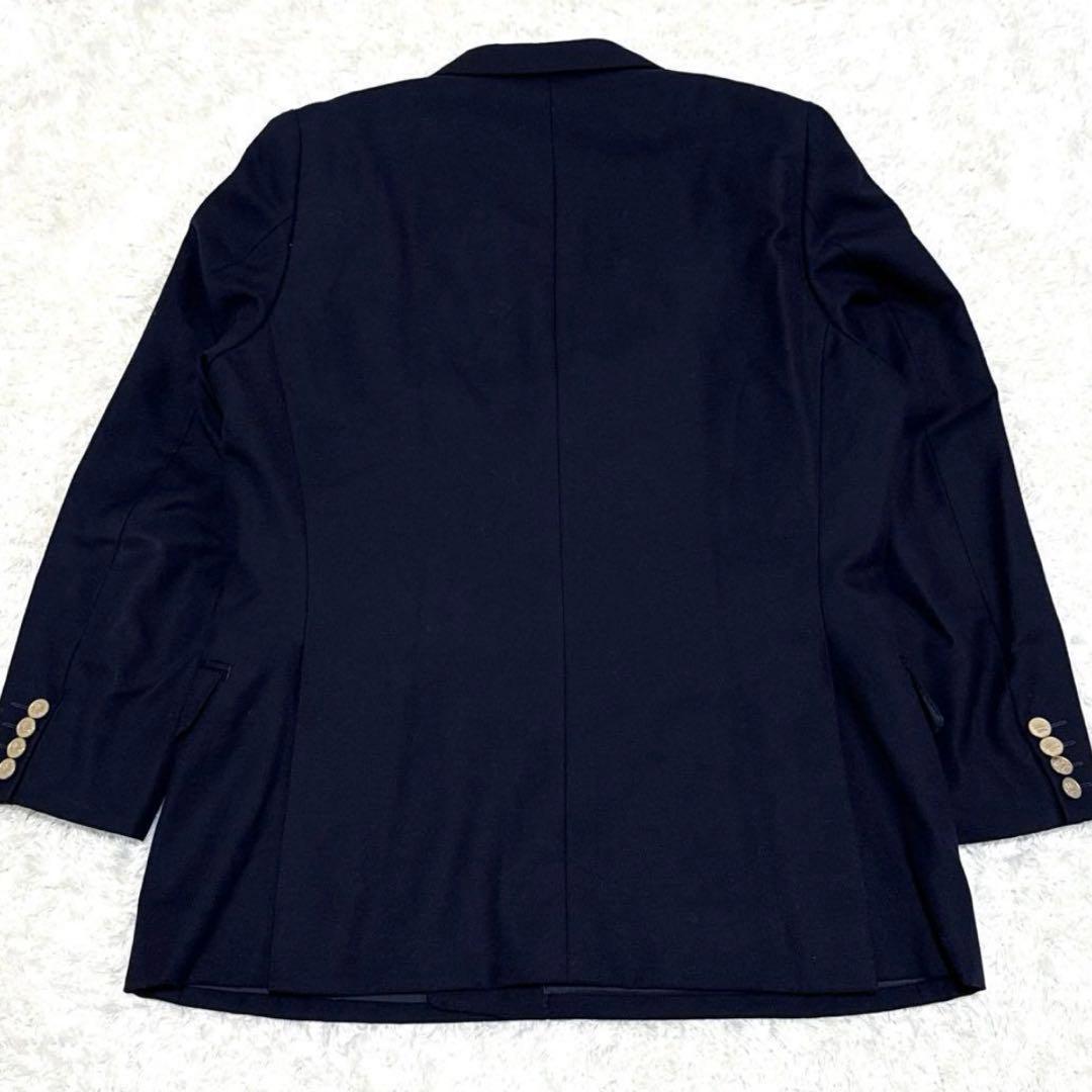【なかじん！】バーバリーズ ジャケット L ダブルブレスト 紺ブレ