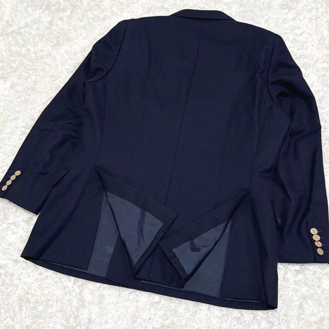 【なかじん！】バーバリーズ ジャケット L ダブルブレスト 紺ブレ