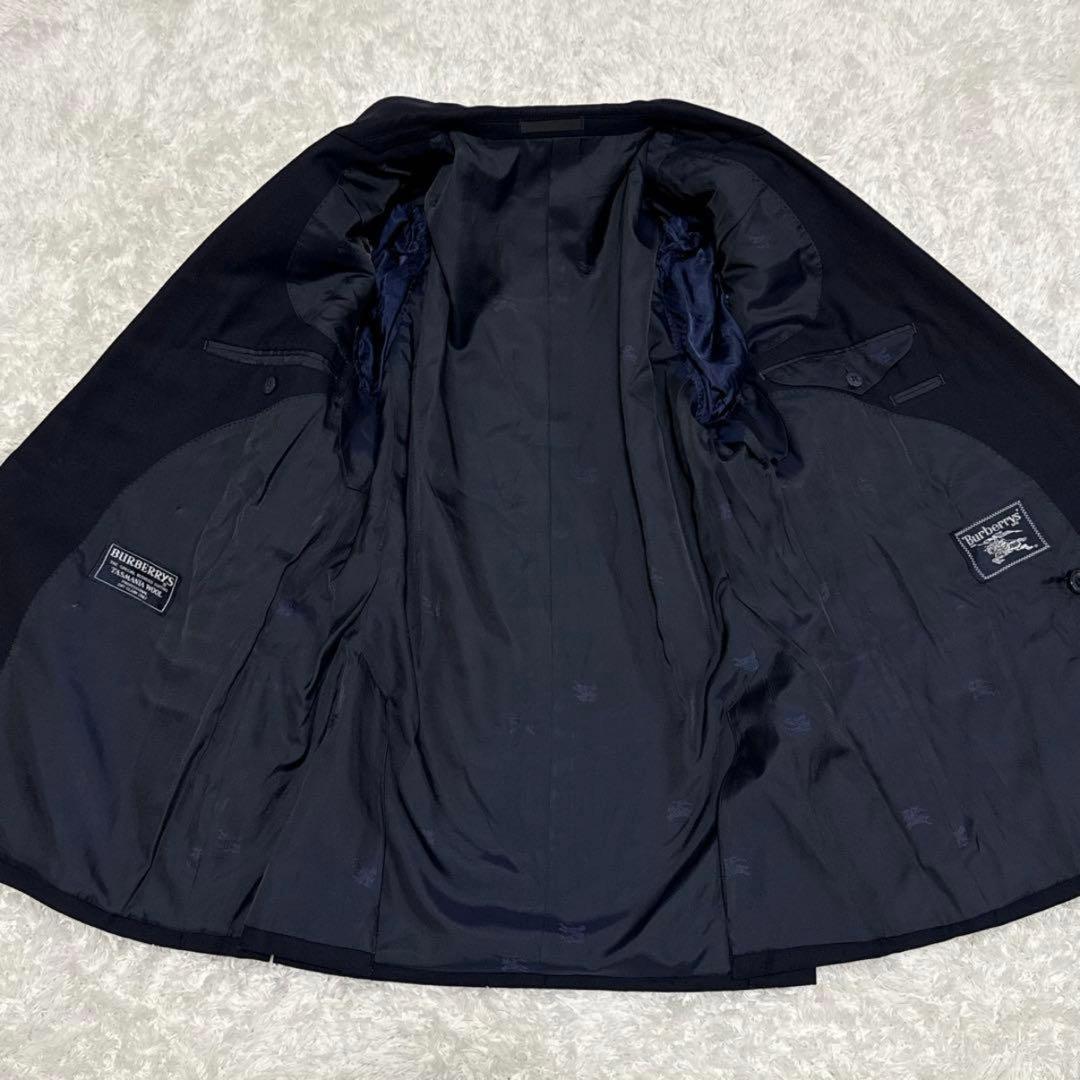 【なかじん！】バーバリーズ ジャケット L ダブルブレスト 紺ブレ