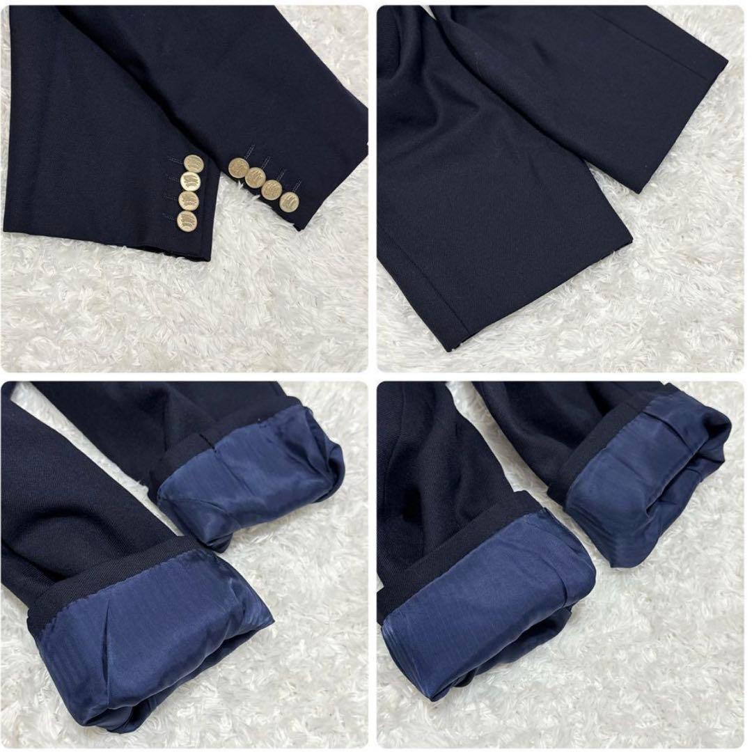 【なかじん！】バーバリーズ ジャケット L ダブルブレスト 紺ブレ