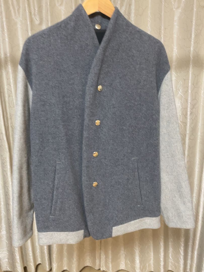 The Sakaki スタジャン カシミヤ混紡 グレー Mサイズ