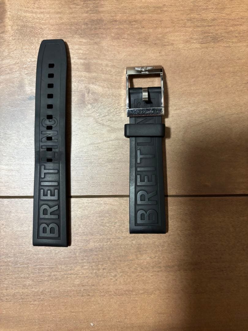 BREITLING ブラック ラバーベルト