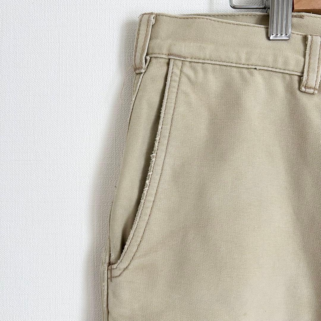 80s Patagonia ダブルニーパンツ スタンドアップ ベージュ 34