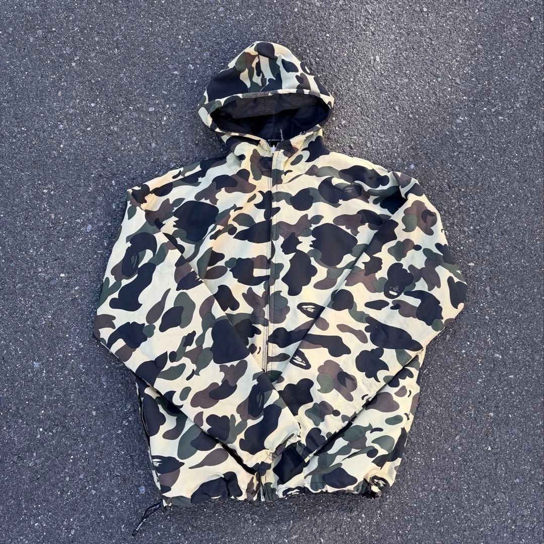 ぷりんA BATHING APE ミリタリージャケット リバーシブル　迷彩