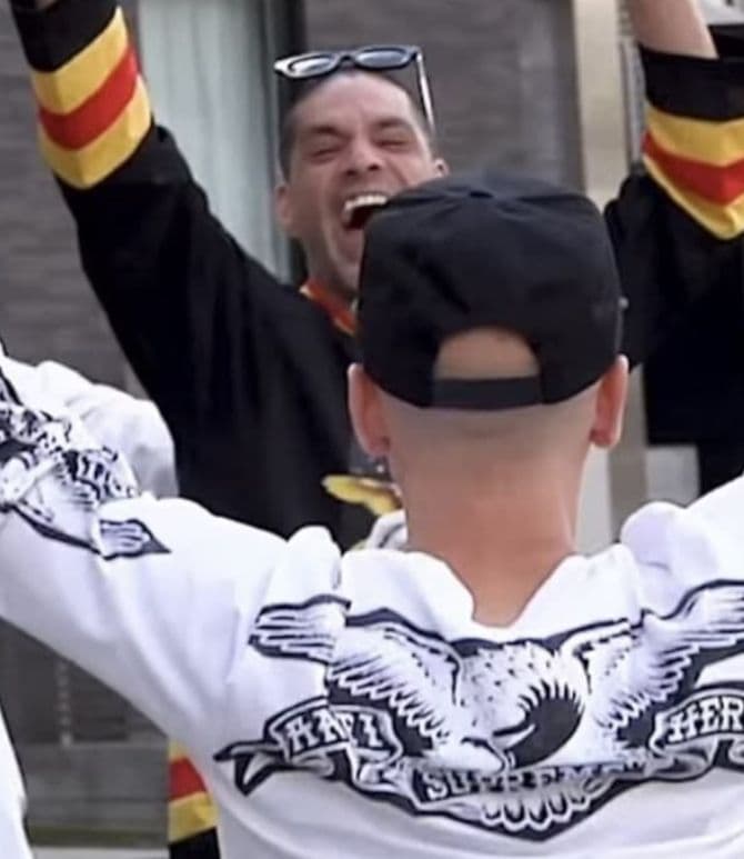 Supreme / ANTIHERO EAGLE L/S TEE (M) 白