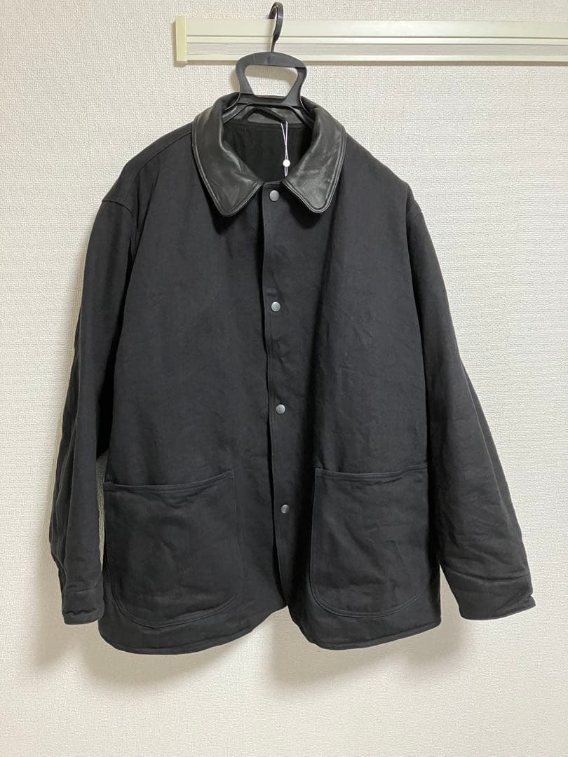 25awcomoli デニム レザー ワークジャケット size3
