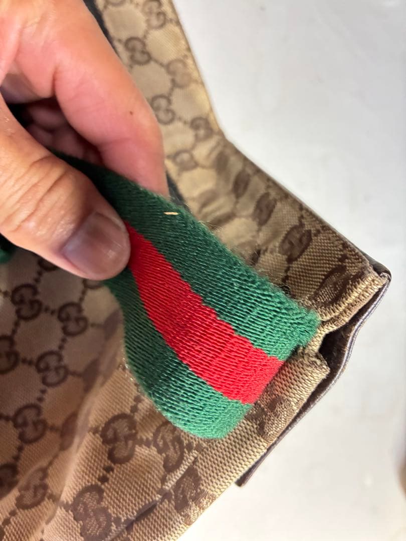 ぺ*ん様 Gucci GGキャンバス ショルダーバッグ