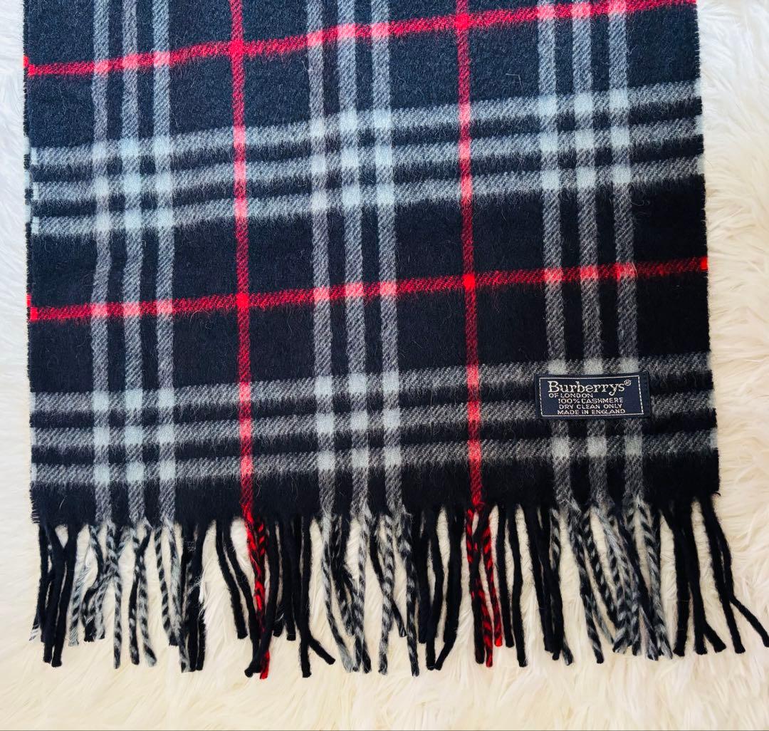 Burberrys マフラー　カシミヤ100% ノバチェック　英国製
