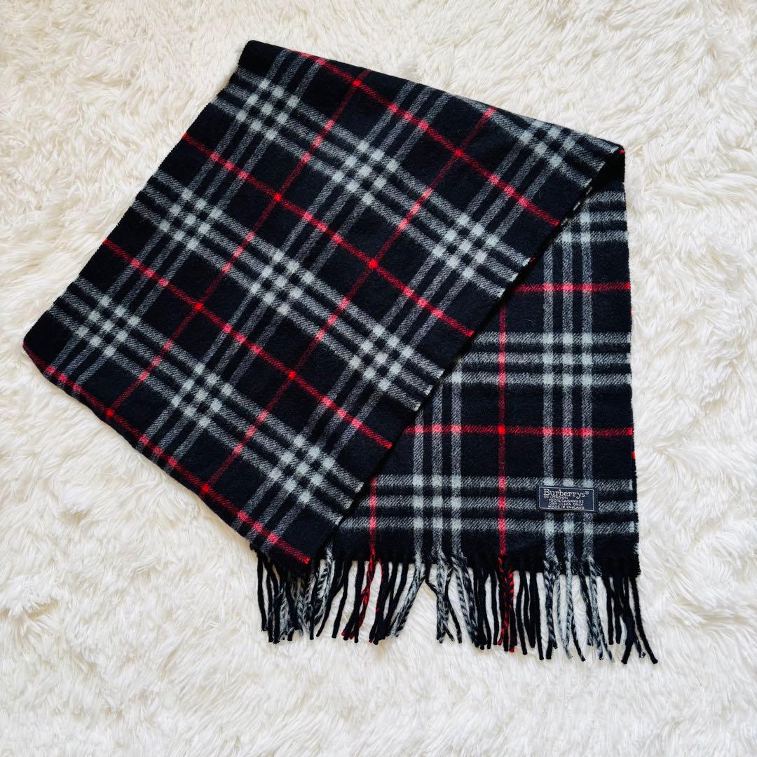Burberrys マフラー　カシミヤ100% ノバチェック　英国製