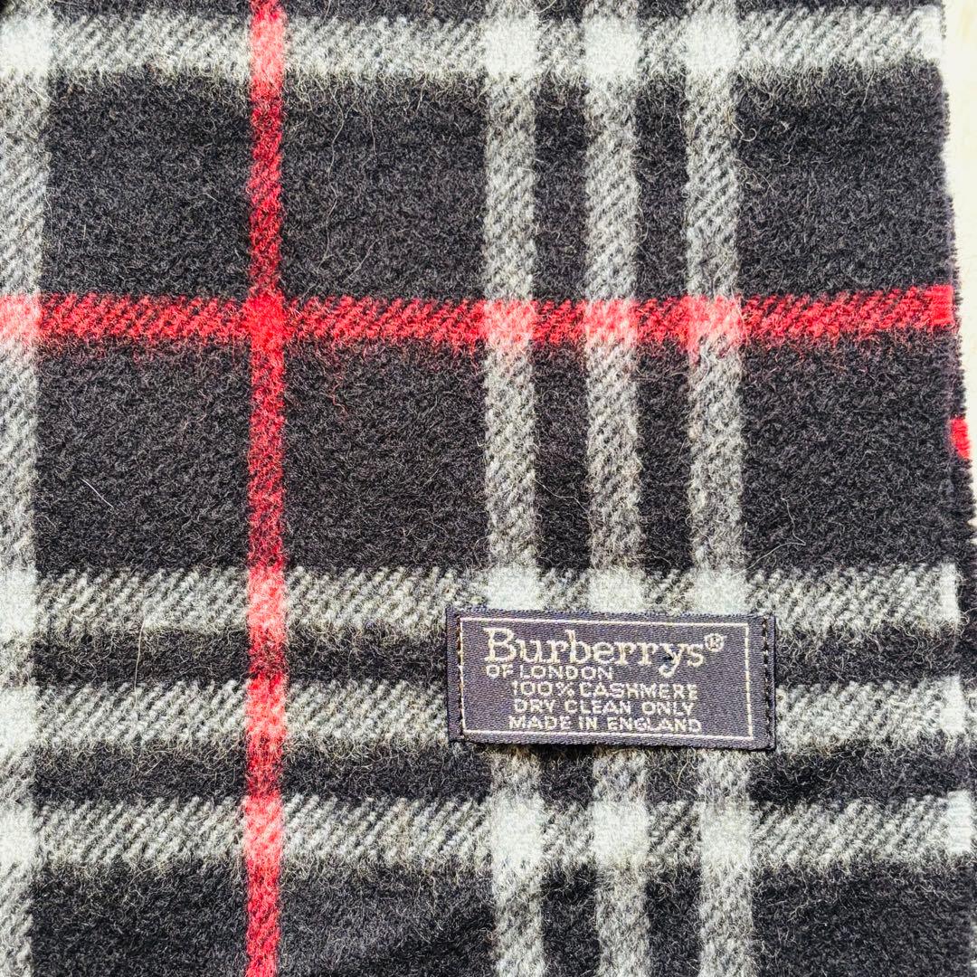Burberrys マフラー　カシミヤ100% ノバチェック　英国製