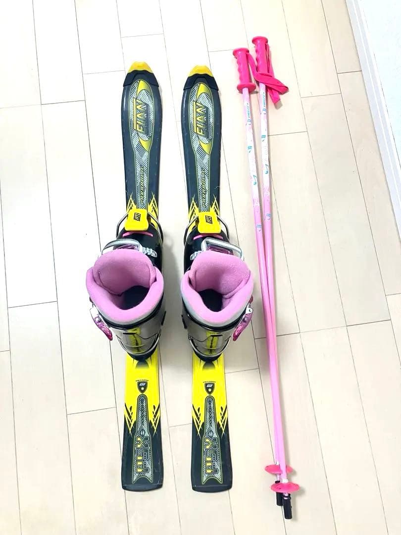 ELAN スキー　93cm ブーツ 23 大阪手渡可！ エラン スキー3点セット