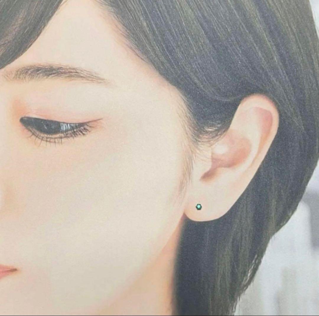 ネオンカラー♡鑑別書付 Pt900 パライバトルマリン ピアス 0.10ct