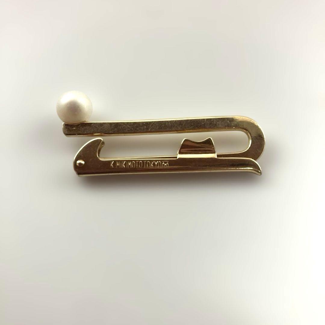 MIKIMOTO ミキモト パール k14 ネクタイピン