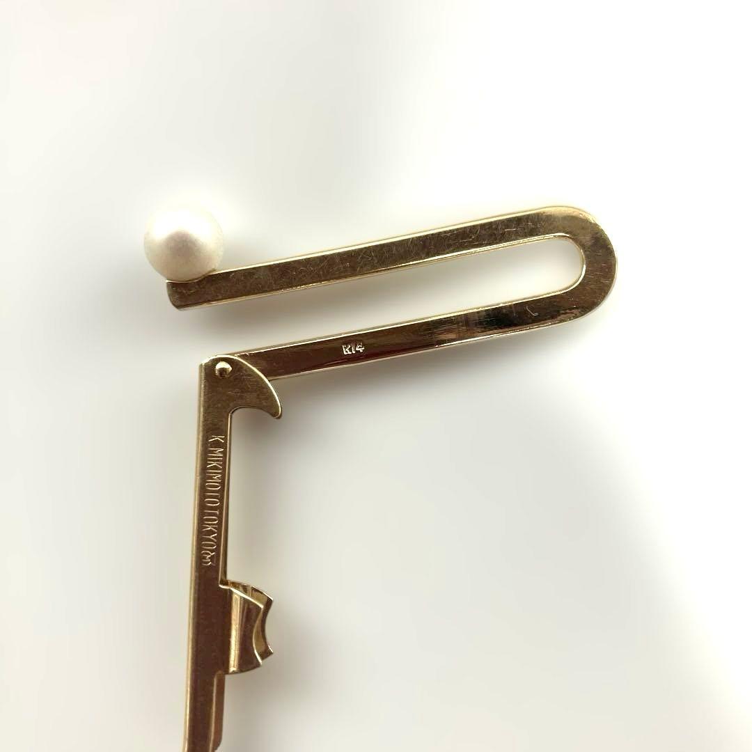 MIKIMOTO ミキモト パール k14 ネクタイピン