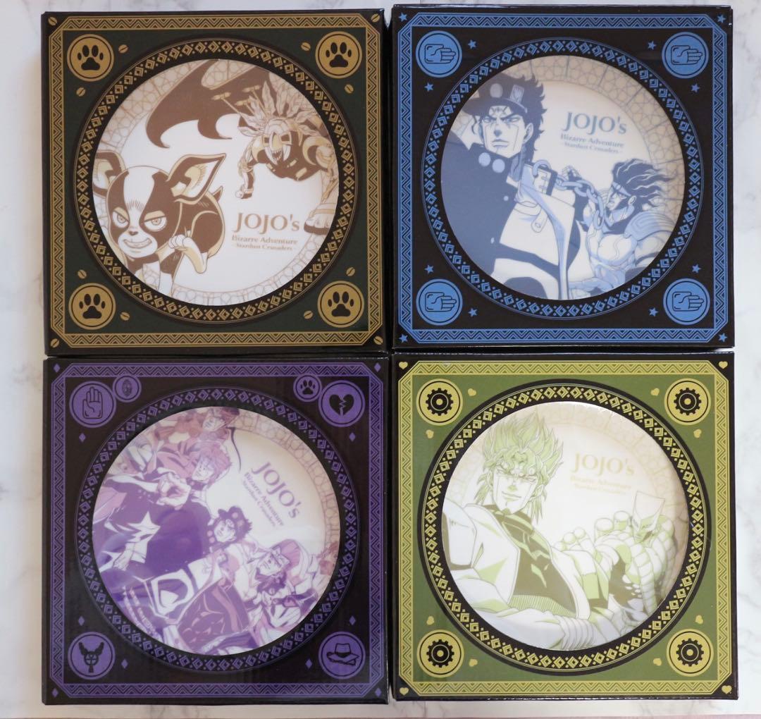 【新品】スシロー　ジョジョの奇妙な冒険　コラボ　限定　プレート　コンプリート 皿